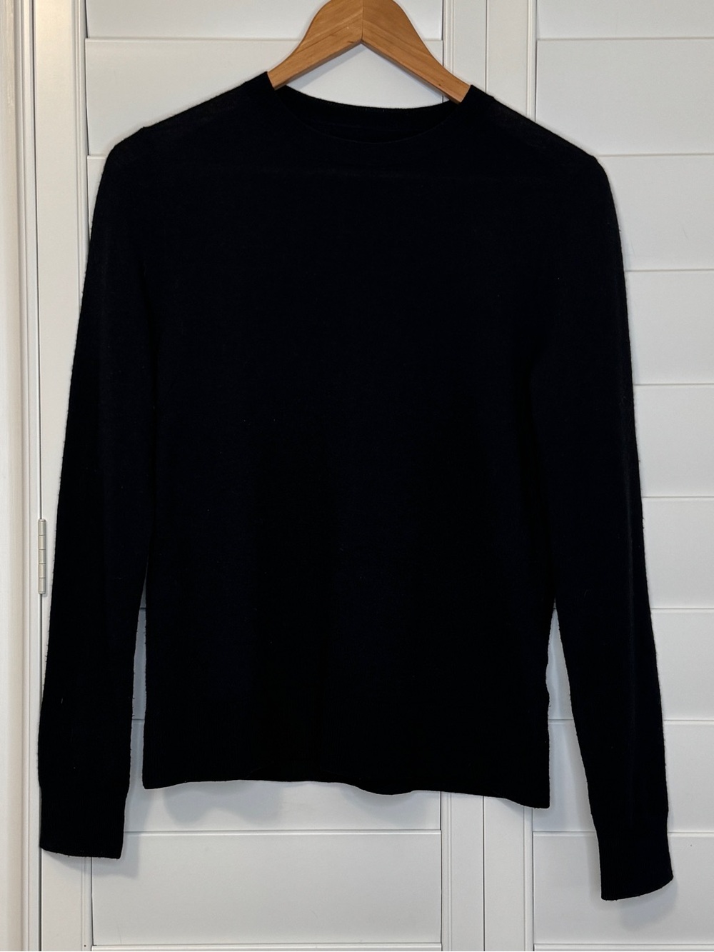Zadig & Voltaire Knit Merino Wool Sweater Rhinestone Skull On Back Size Small